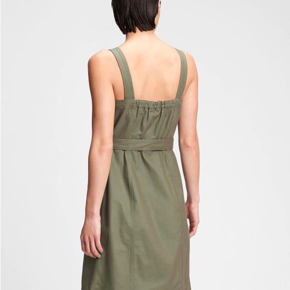 GAP cotton linen apron dress - Picture 2 of 8